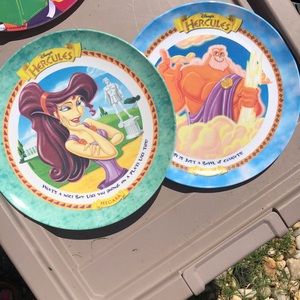 Disney’s HERCULES plates by McDonalds
